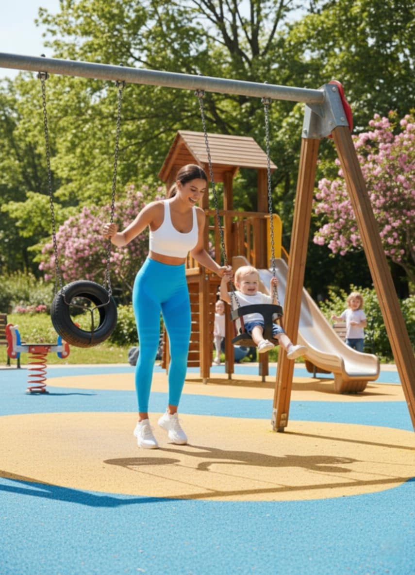 Legginsy antycellulitowe ShapeActive Turkusowy